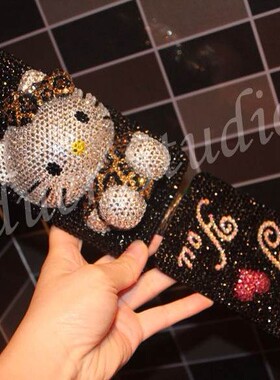 hellokitty双面保护套iphone13/11/12promax贴钻手机壳华为手机壳