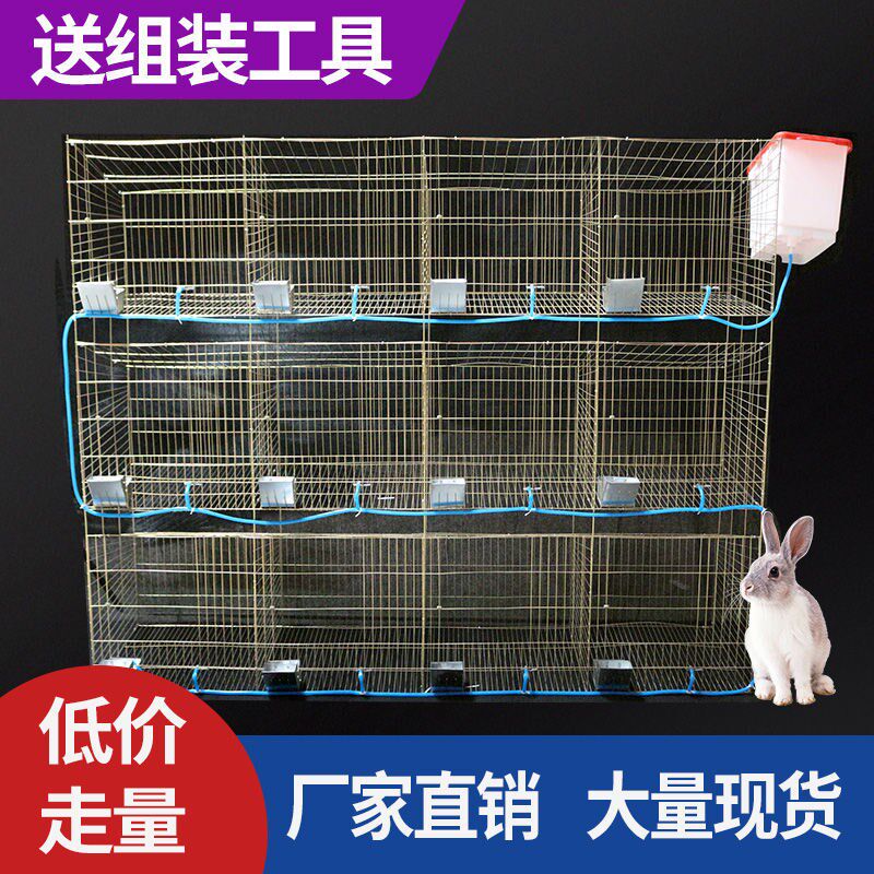 三层母兔笼超大号饲养大号养殖笼种兔笼加密母兔繁殖笼子免清粪