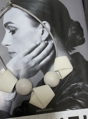 jinmuke耳饰品百搭牛仔单层项链