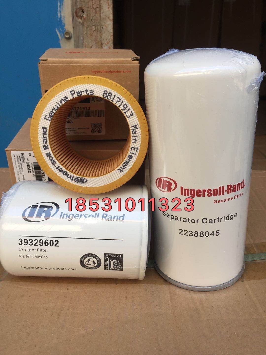 英格索兰空压机保养配件V/R-5.5/7.5/11KW千瓦机油过滤器39329602