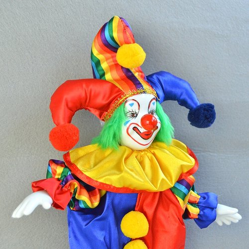 小丑陶瓷装饰欧式书房礼物纯手工