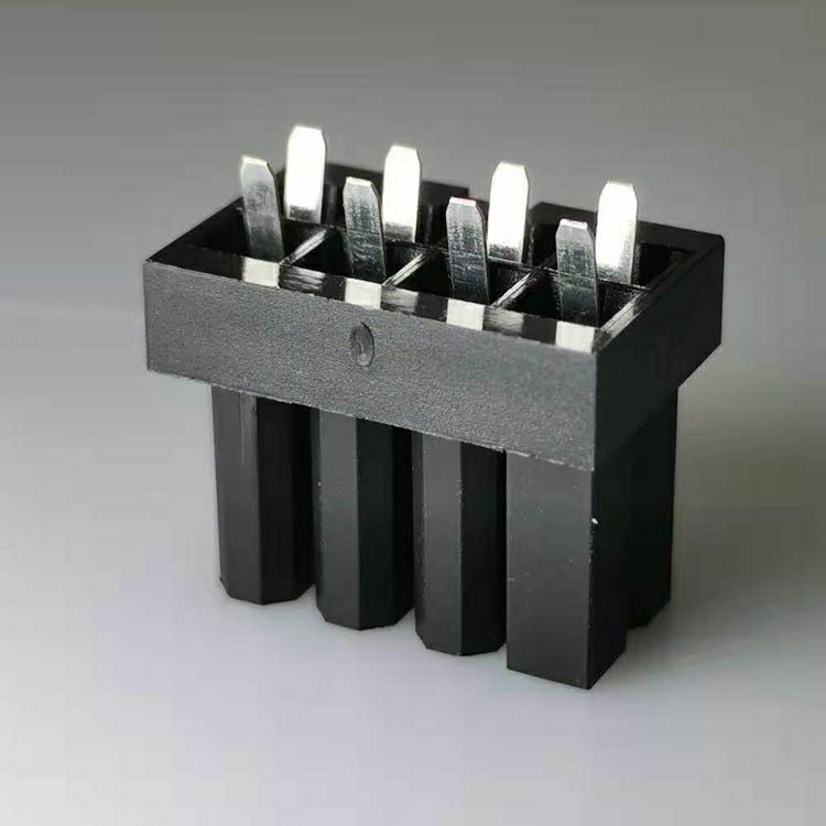 5557焊板胶壳 cpu 显卡主板4.2mm夹板式4P6P8p10P12p18p24P板对板