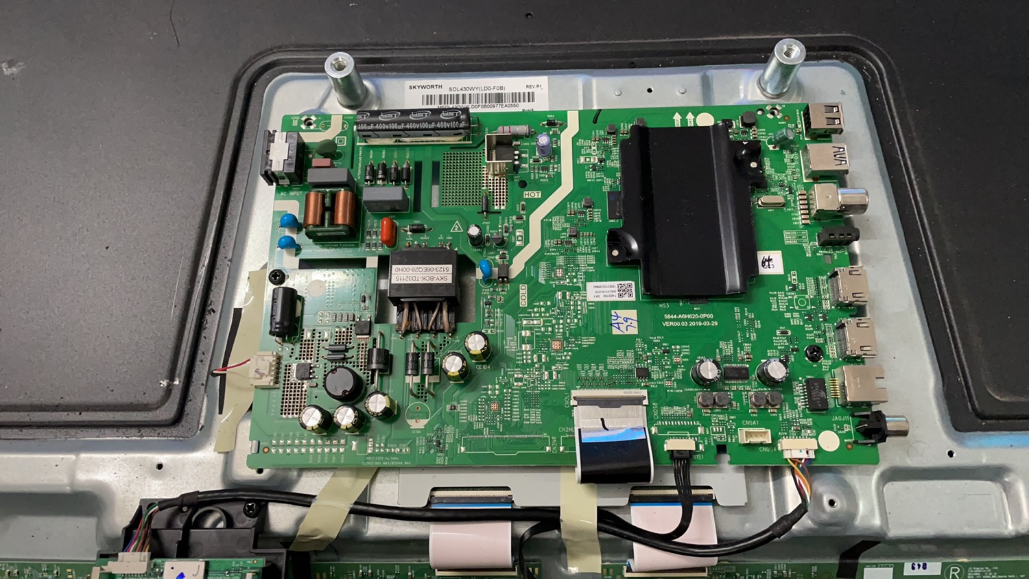 创维43H5主板5844-A6H620-0P00配Lg4K屏SDL430WY-LD0
