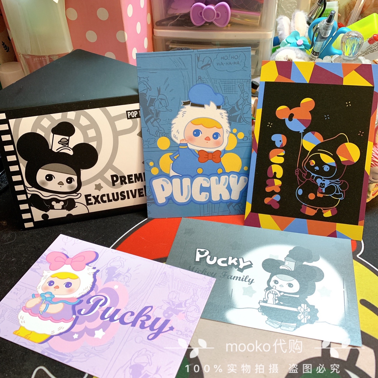 明信片毕奇家族盲盒周边