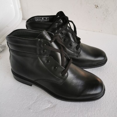 圆头冬季加绒棉皮鞋干部款圆头