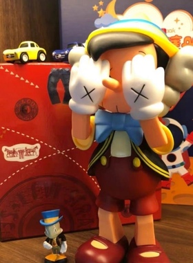Mand Kaws 匹诺曹公仔手办模型玩具人偶潮流OriginalFake装饰摆件