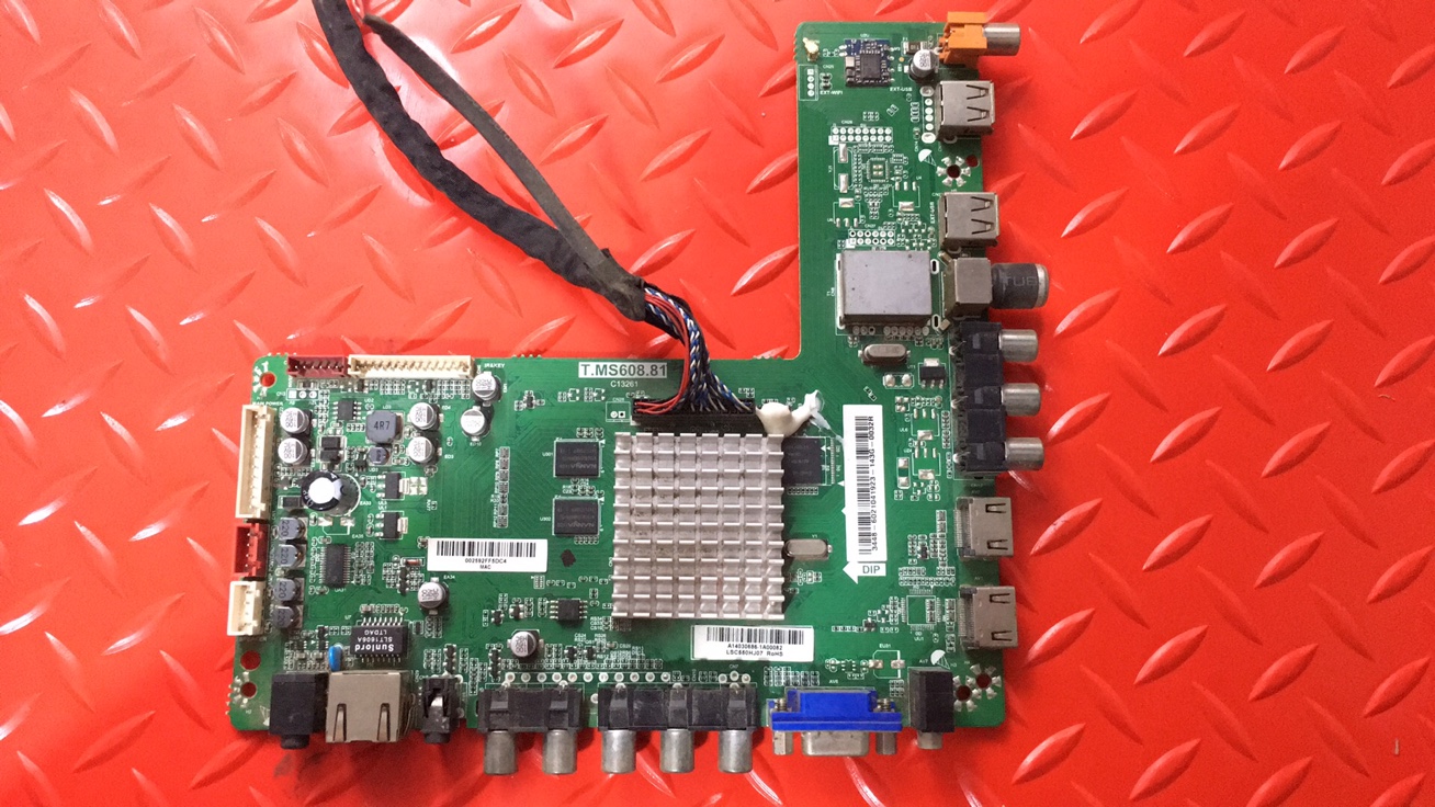 原装HKC惠科F50PB3100A主板T.MS608.81 配屏V500HJ1-PE8实图