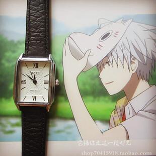 夏季 包邮 小清新日系皮带手表 文艺 方形罗马男女情侣学生 长梦河