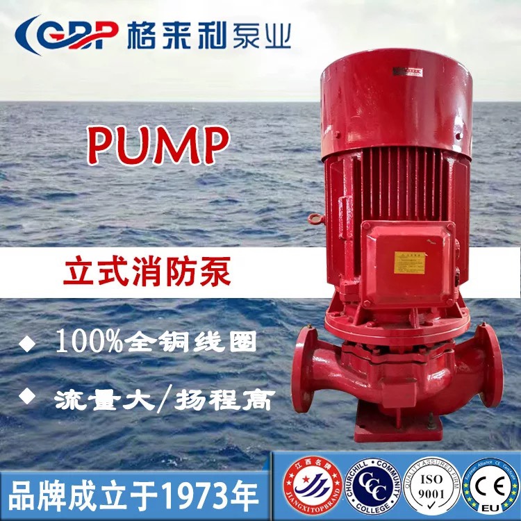 2.2kw立式XBD单级消防泵 江西新瑞洪泵业有限公司