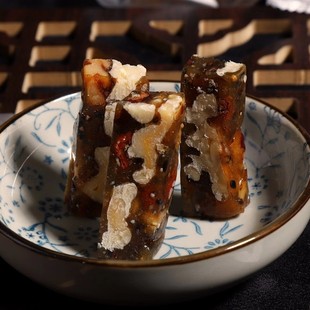 土味聚枣泥核桃糕 营养糕南枣核桃仁红糖糕点 红枣零食小点心