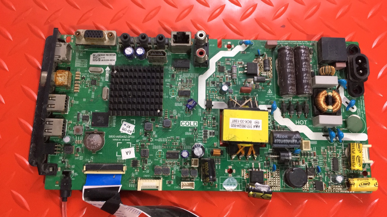 原装创维43E382W主板5800-A8S49Z-0P00屏RDL430FY BG0-200 HV430H