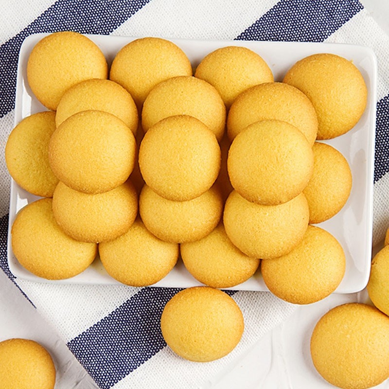 温州鸡蛋饼干小蛋黄酥饼圆饼干蛋酥小时候怀旧零食网红蛋饼干香脆