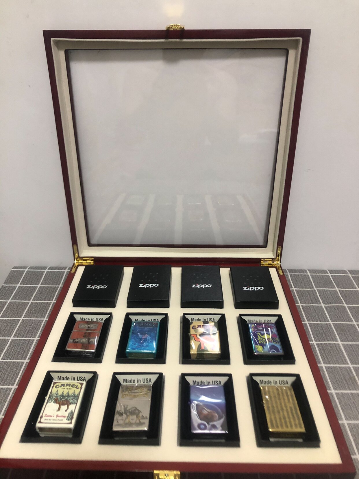 zippo芝宝火机收藏盒收纳盒展示盒带盒装