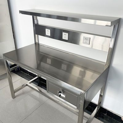 304不锈钢工作台平板桌无尘车间分拣台实验室操作台检验桌子定制