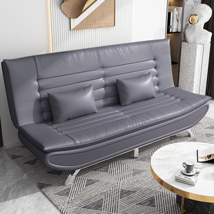 实木沙发科技布免洗可折叠小户型多功能两用客厅简约双人沙发床