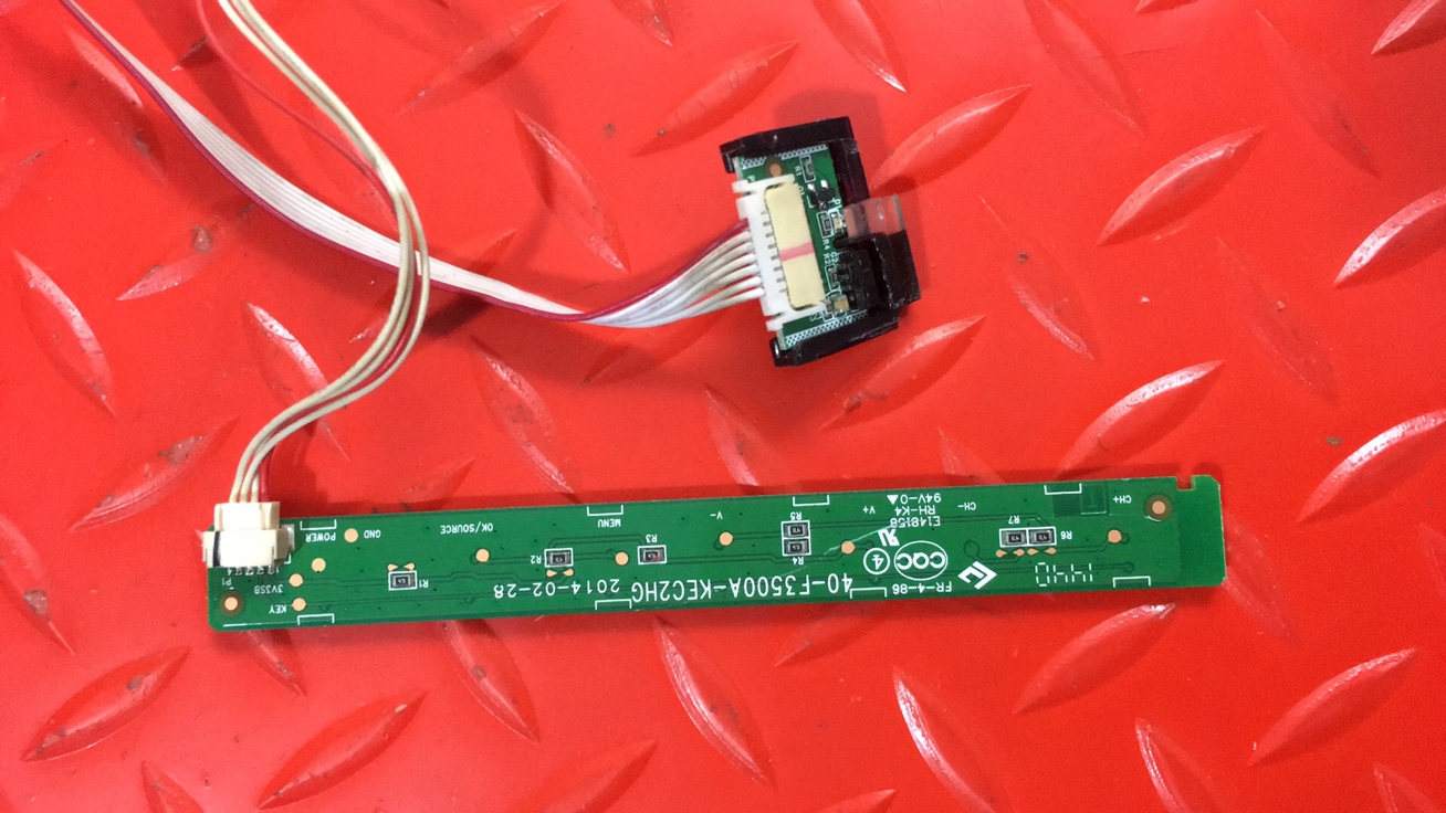 TCL L50M90-UD按键板40-F3500A-KEC2HG接收板40-M90UDA-IRC2LG