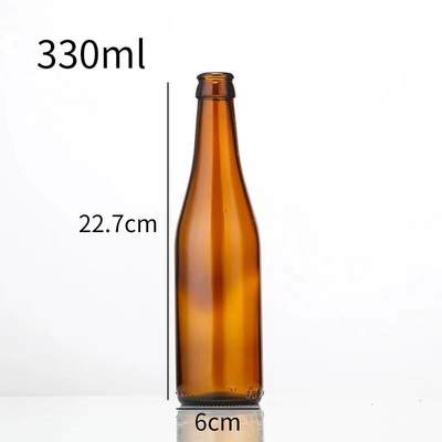 500ml棕色玻璃啤酒瓶250ml空酒瓶果酒瓶汽水瓶饮料瓶带盖酒瓶