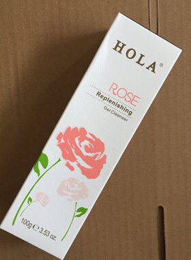 澳洲进口 hola赫拉玫瑰啫喱洁面乳 特好用淡雅玫瑰香 泡沫洁面
