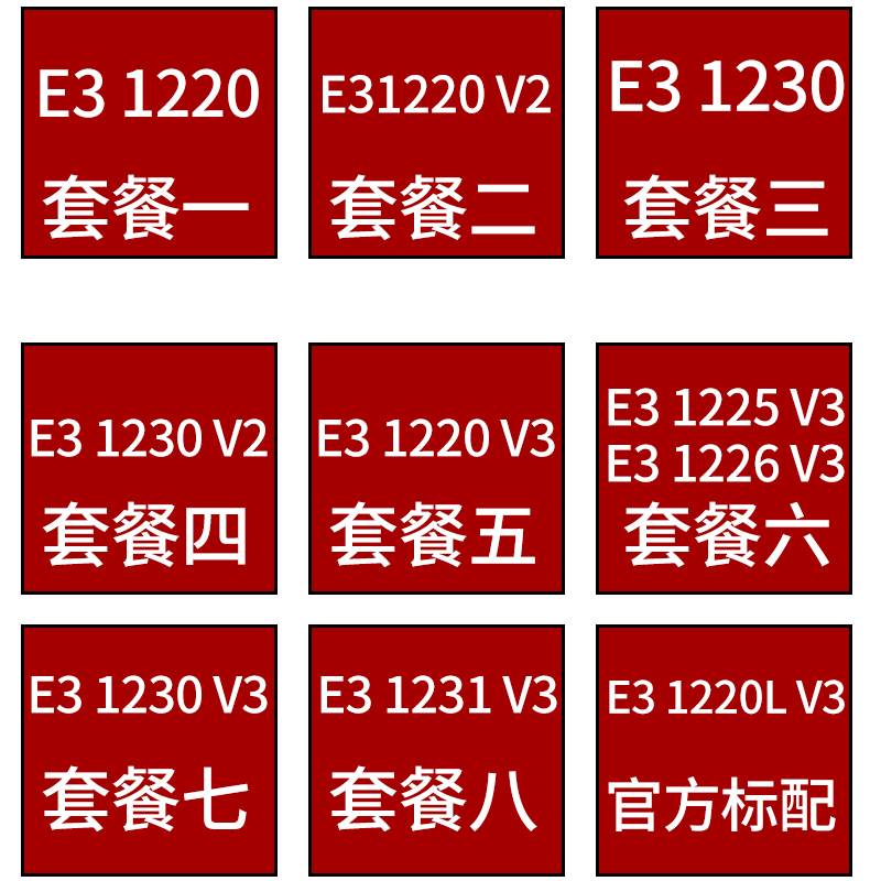 志强 E3 1230v2 E3 1230V3 E3 1220 E3 1230 E3 1220V3 1225v3CPU-封面