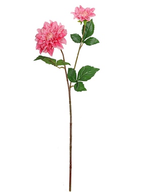 仿真花假花绢花保湿手感两头大理花长寿花家居装饰样板间酒店别墅