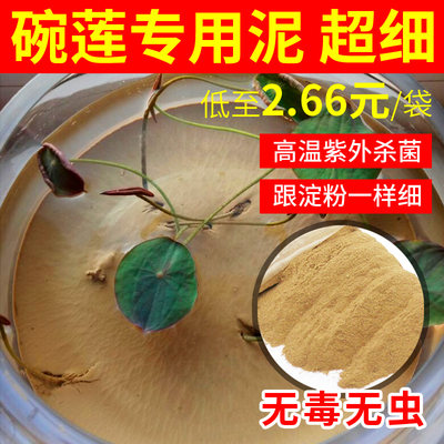 碗莲专用泥荷塘泥碗莲专用土睡莲专用水草泥碗莲土缘龟荷花专用泥