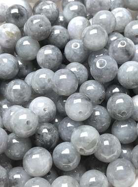 隆慈缘冰乌鸡散珠6mm8mm10mm手链项链挂链配件乌鸡种DIY散珠翡翠