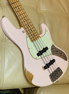 【已售 可定制】Sandberg TT-5 Shell Pink，粉色重度做旧 bass