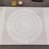 各种书法艺术百福图百禄图百寿图百顺图模板免画格尺外框50×50