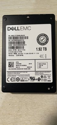 原装 DELL 0TMTW9 1.92T 2.5 SAS 12G 512 PM1643a SSD 固态硬盘