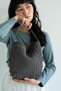 日本原装横田塑料线水晶透明红夏季耐重钩编包包diy网红材料包