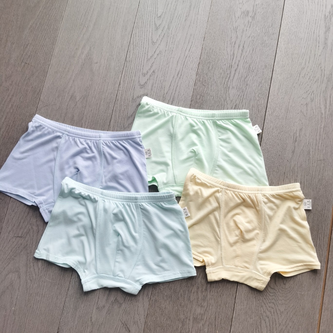 莫代尔男童立体轻薄平角内裤