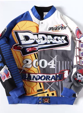 dudack新款男女潮牌外套秋冬棒球服上衣宽松夹克