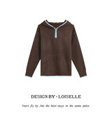 百搭休闲毛衣 孤单陷阱 星级走秀 时尚 LOISELLE洛赛儿