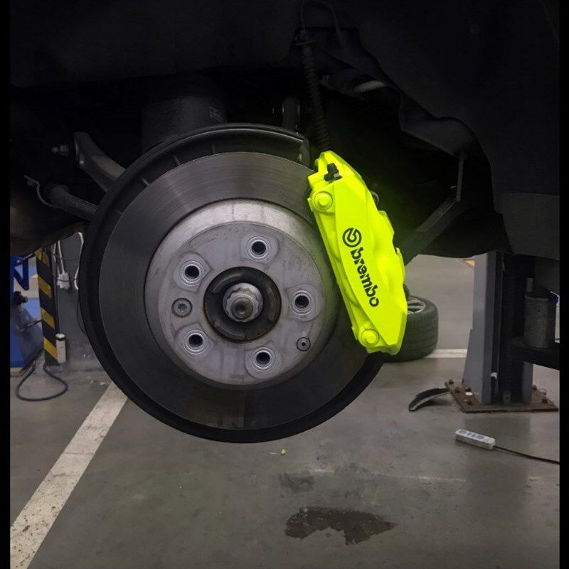 厂销销汽车耐高温卡钳漆刹车钳喷漆改装油漆改色刹车盘大红荧光品