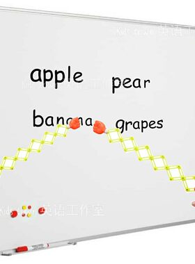 创意伸缩拳头枪儿童玩具趣味互动英语课堂游戏单词教学教具