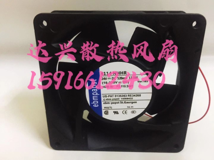 4114NH3/NH4/NH5/NH6 4114NHH/NHHR 24V 12038 ebmpapst散热风扇