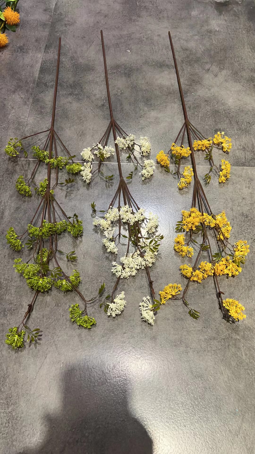 高枝小米果仿真果子枝花艺软装配材酒店样板间摆放米兰果家居装饰