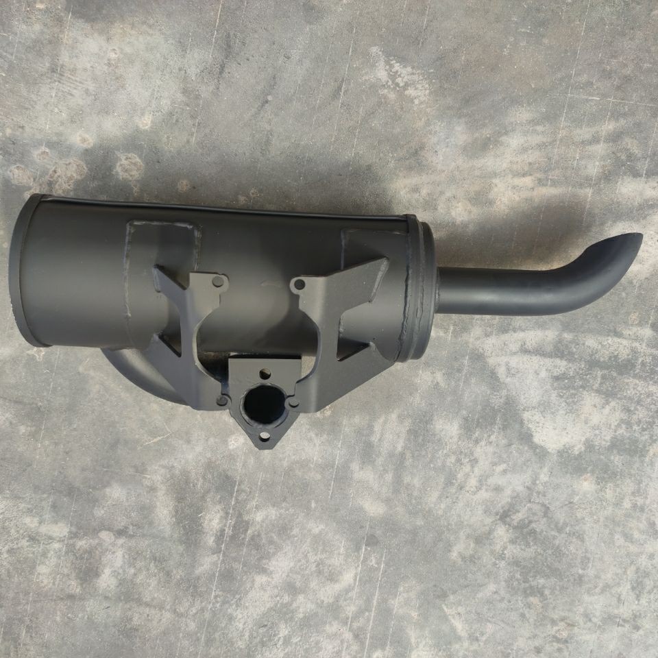 新源65-75胶轮式挖掘机  消声器总成排气管 配A498BPG发动机