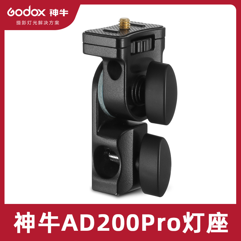 godox神牛AD200pro外拍闪光灯底座摄影灯配件座机顶热靴补光灯支