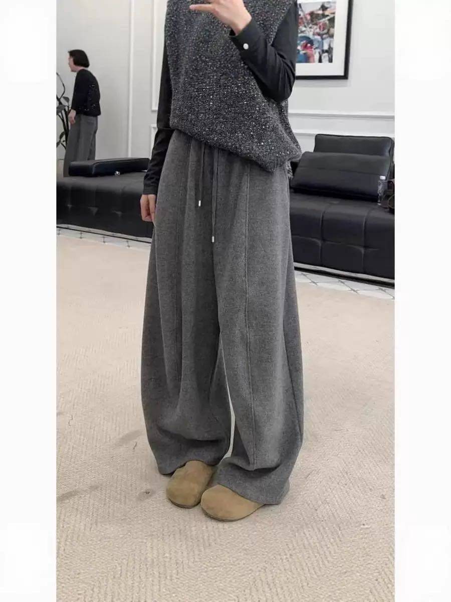 【甜甜圈粉丝专享】加绒加厚抽绳显瘦弯刀裤26011602,女装/女士精品,汉服连衣裙,淘宝优惠券,粉丝福利购,淘宝优惠卷