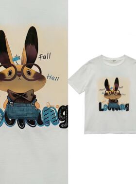 【甜甜专享】卡通动漫印花短袖T恤女2026宽松上衣