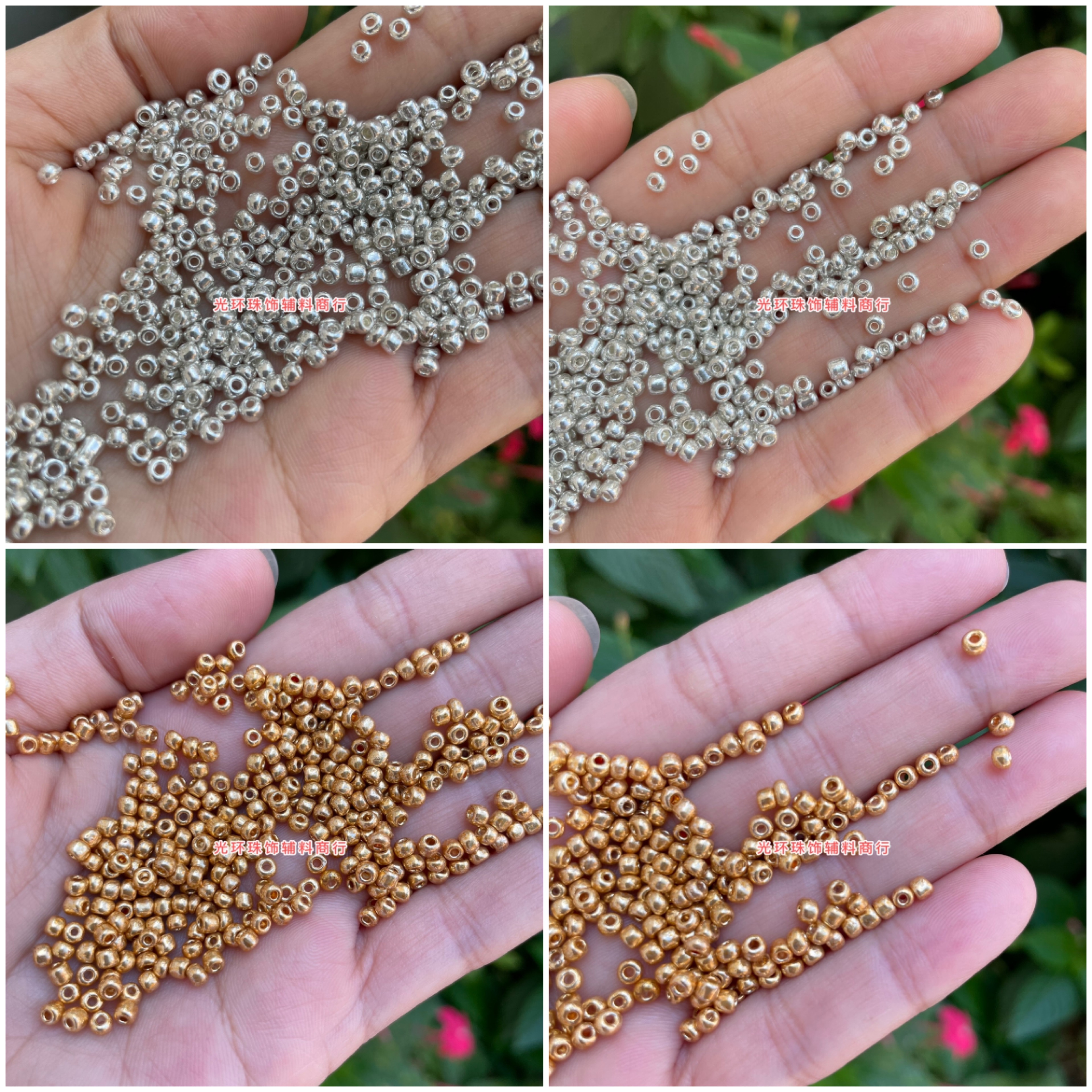银色民族风串珠手工材料