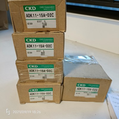 全新 CKD电磁阀ADK11-15A -D2CAC100V数