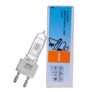 欧司朗1000W聚光灯摄影灯泡影视暖光灯管OSRAM 64747钨丝灯泡GY22