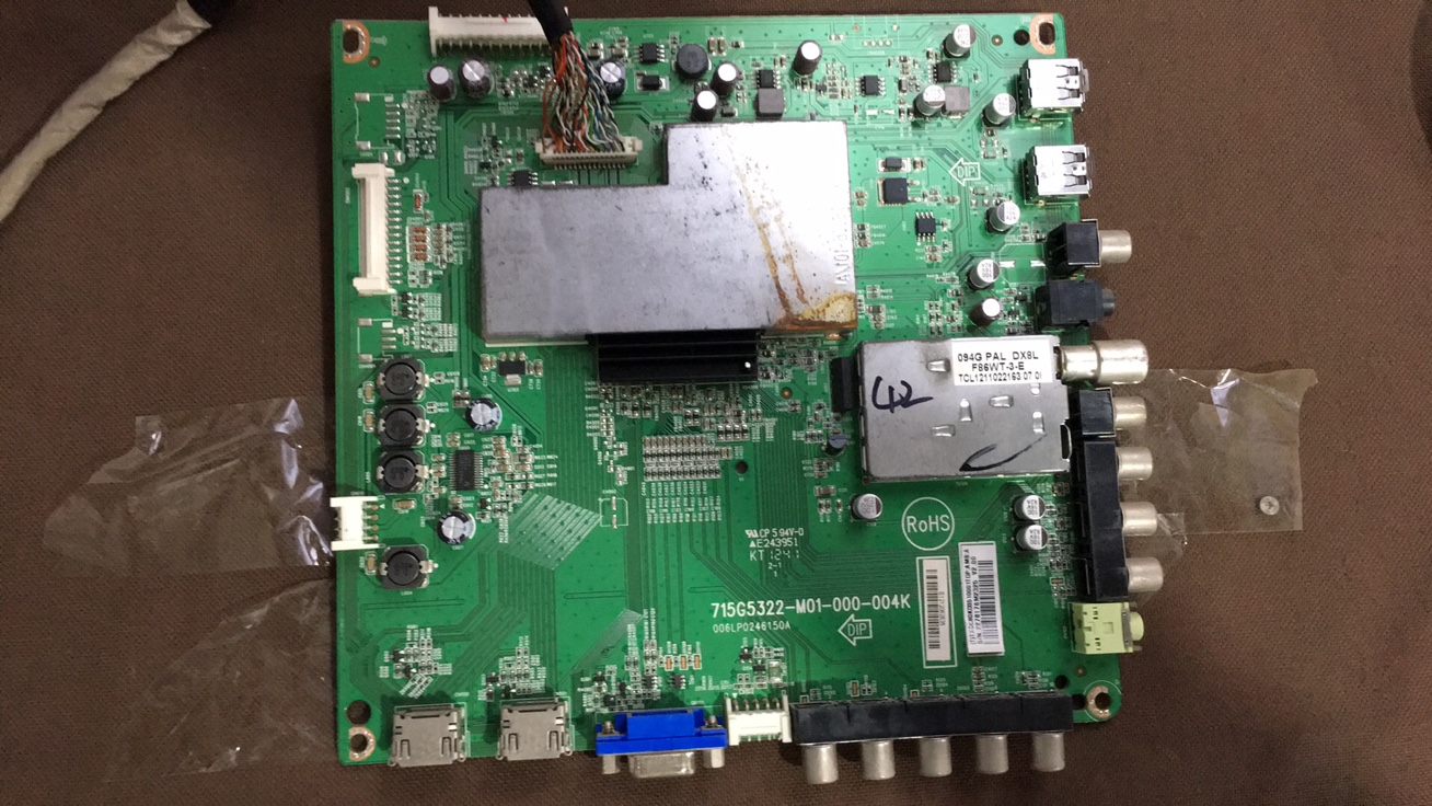 飞利浦42PFL3320/T3主板715G5322-M01-000-004K屏TPT420H2-HVN01