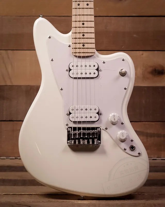 Squier思奎尔迷你MINI儿童JAZZMASTER HH电吉他037 012双双拾音器 乐器/吉他/钢琴/配件 吉他-电吉他 原图主图