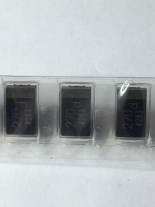 EEFUDOD271R 钽电容 低阻抗 270UF 2V D型7343-31 227M