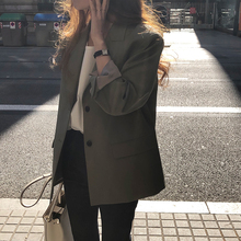 宽松chic学生职业装 2022春季 外套女韩版 休闲小西装 英伦风西服 新款