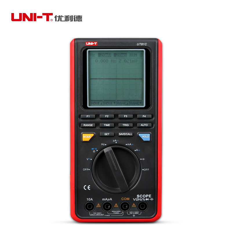 优利德UT81B/UT81C示波型数字万用表 USB传输示波表储存示波器