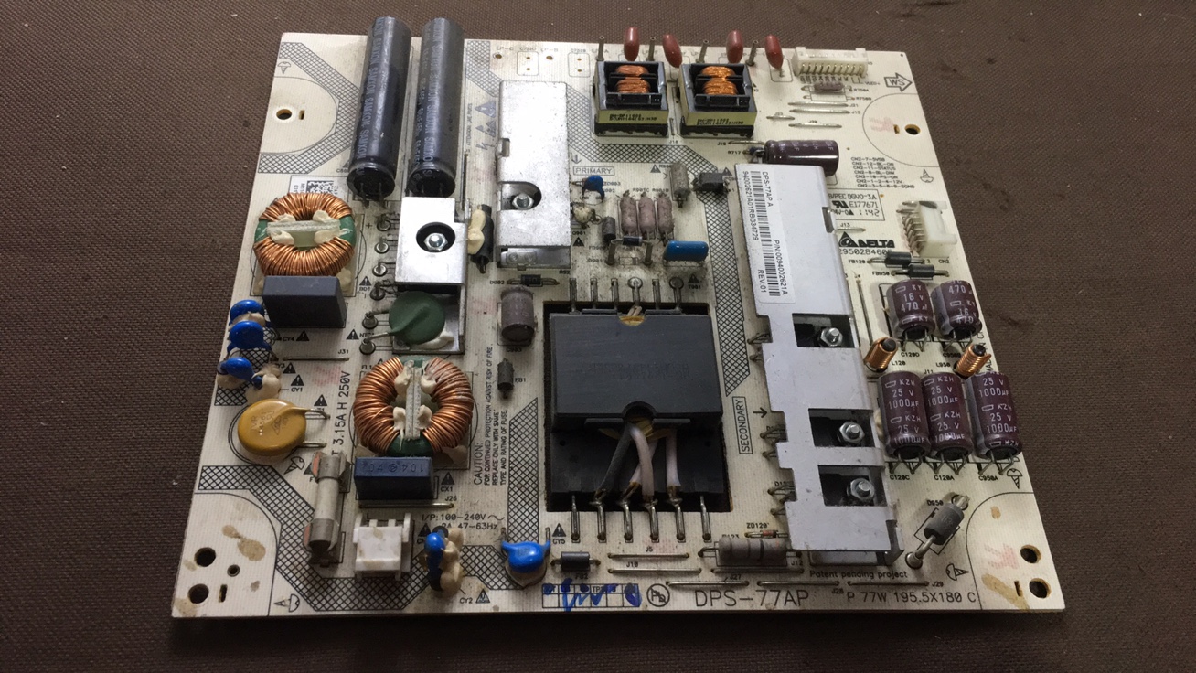 原装 海尔LE32T30 LE32A30电源板DPS-77AP 0094002621A 测好